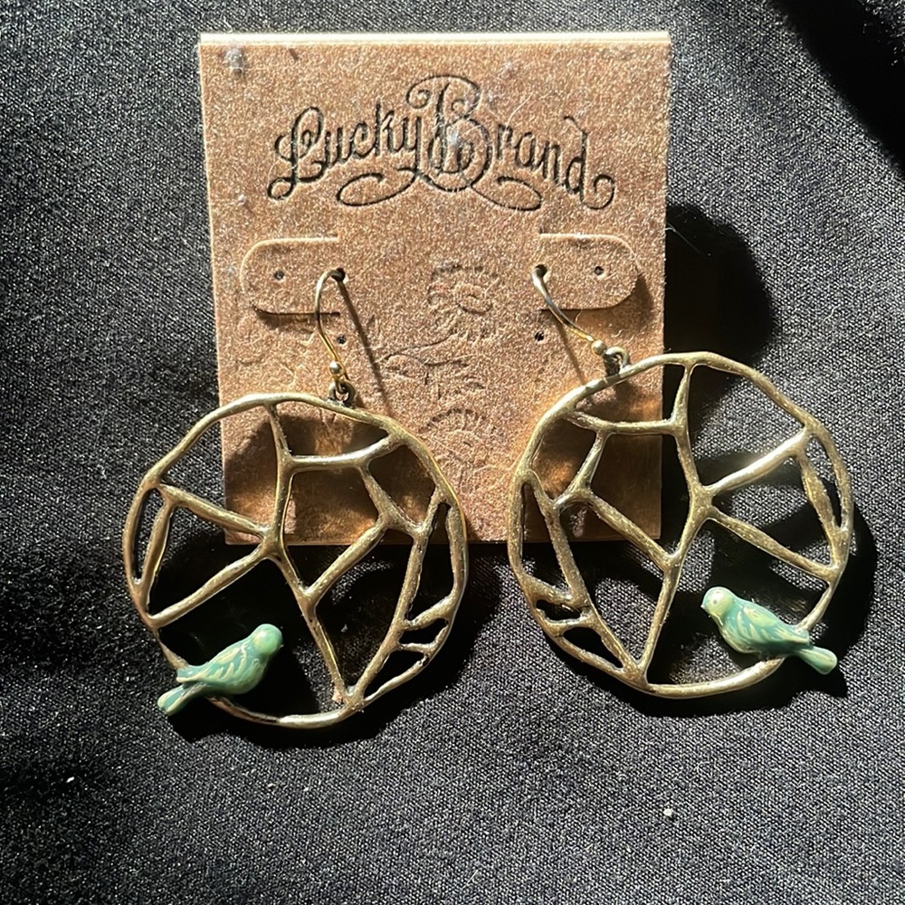 COPY - Lucky Brand Bird Hoop Earrings